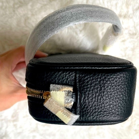 NEW Coach bag crossbody leather black 2 straps gold-tone hardware NWT - Picture 8 of 12